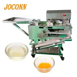 Commercial machine Separating yolks from albumin /5000pcs/h egg white and yolk separating machine/SUS egg shell knocking machine