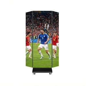 Écran LED double face à trois plis pour publicité et diffusion en direct de matchs de football en intérieur - Product Image 1