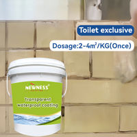 Acrylique Étanche Étanche Agent D'étanchéité Transparent Invisible Pâte Colle Brosse Adhésif pour La Maison Toit & Salle De Bains Réparation