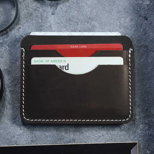 Tarjetero de Cuero PU Personalizado, Ultra Delgado, con Bloqueo RFID, para Tarjetas de Crédito, Unisex, para Tarjetas de Identificación Empresarial - Product Image 4