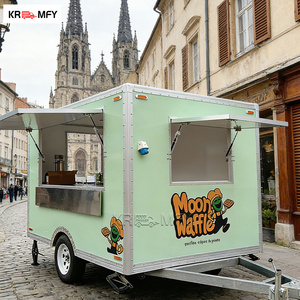 Full Kitchen Equipment Tow <b>Bar</b> Food Trailer Multifunctional Street <b>Sales</b> Cart <b>for</b> Candy and Chips - Product Image 5