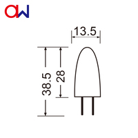 Ampoule LED GY6.35/G4 360 degrés 3000K 4000K 6000K LED 12V GY6.35 2W COB