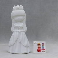 Ne pas casser poupée en plâtre blanc vinyle embryon fille jouet bricolage coloriage tirelire artisanat en plastique