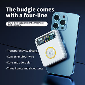 10000mah ชาร์จด่วนโปร่งใส Powerbank มินิแบบพกพาน่า<span class=keywords><strong>รัก</strong></span>สัต<span class=keywords><strong>ว</strong></span>์เลี้ยงรูปแบบ Power Bank สําหรับโทรศัพท์ - Product Image 3