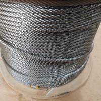 Câble en acier pour grue à godets 6*36WS, câble haute résistance pour équipement de manutention de matériaux en vrac en port
