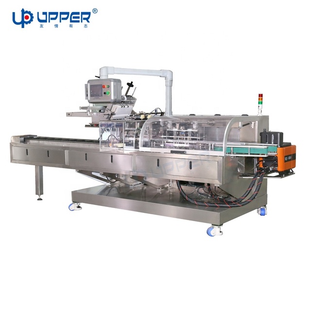 Fully Automatic Horizontal Biscuit Cake Cartoning Machine Face Mask Gloves- packaging Bar Soap Carton Box Packing Machine