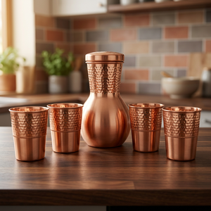 Verres en cuivre martelé pour usage domestique, écologiques, sans BPA, certifiés, compatibles lave-vaisselle, revêtement anti-corrosion, bon marché - Product Image 3