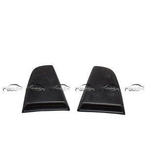 2 pièces, ailes latérales noires, déflecteurs de fenêtre arrière pour Nissan Skyline Fair Lady 350Z Z33 2003-2008 - Product Image 5