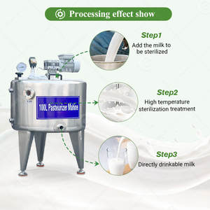 Pasteurizador de Lote UV de 1000l, Máquina de Pasteurización de Leche en Sudáfrica, Pasteurización de Leche en Venta - Product Image 4