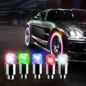 Lumières de roue blanches LED Valves de <span class=keywords><strong>pneu</strong></span> Lumière au néon Lampe de <span class=keywords><strong>pneu</strong></span> LED étanche pour accessoires de voiture à moteur - Product Image 1