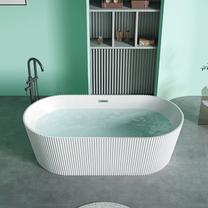 Baignoire autoportante moderne en acrylique pour adultes, idéale pour hôtels et salles de bain, avec fonction bain à remous - Product Image 5