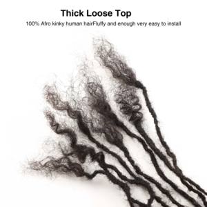 An Huy Orient nhà máy locs dễ dàng để cài đặt Interlock vĩnh viễn dreadlock mở rộng tóc con người siêu mềm chị locs phần mở rộng - Product Image 4