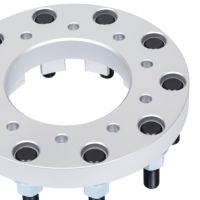 Adaptateur de roue forgé BOTRAK 1" 10x225 à 10x285 22.5" 24.5" pour semi-remorque Dodge Ram 4500 5500 Ford F450 F550 10 trous