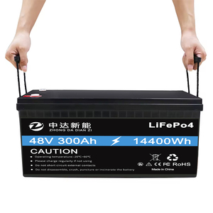 Batterie étanche 48V 300Ah, 24V 36V 100Ah 150Ah 200Ah 300Ah 400Ah 600Ah, 8000 cycles de charge, pour système d'énergie solaire - Product Image 1