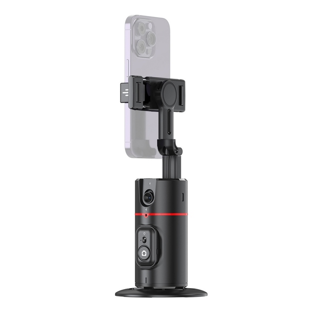 Auto Face Tracking Tripod Auto-tracking Phone Holder Desktop Selfie Gimbal Stand for Vlog Live Streaming Recording Video