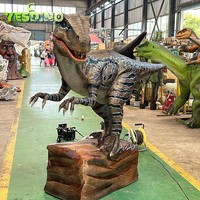 Aire de jeux intérieure pour enfants, dinosaures animatroniques, mousse de silicone, parc d'attractions pour enfants, centre commercial, maison de jeux