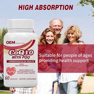 OEM/ODM High Quality <b>Coenzyme</b> <b>Q10</b> Capsules for Heart Health Anti Fatigue Supplement CoQ10 Softgel Capsule - Product Image 3