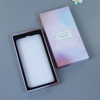 Boîte d'emballage de luxe en carton personnalisée de haute qualité pour étui de téléphone portable, boîte d'emballage pour film trempé