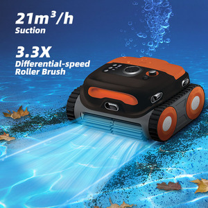 Nettoyeur de <span class=keywords><strong>piscine</strong></span> robotisé <span class=keywords><strong>automatique</strong></span> sans fil intelligent DSL |   <span class=keywords><strong>Aspirateur</strong></span> mural et subaquatique pour usage commercial et résidentiel - Product Image 4