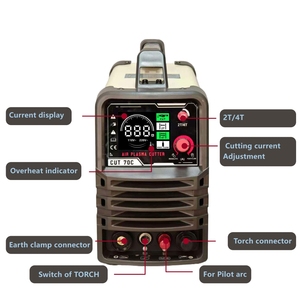 Cortadora de Plasma Portátil APEXYN CUT-70C de 220V, Corte de Metal de hasta 20mm, Corte sin Contacto, Alta Precisión, Inversor IGBT, Arco Piloto - Product Image 5