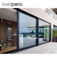 Puertas Apilables de Doble Acristalamiento As2047 Australianas, Puertas Corredizas Panorámicas de Aluminio para Exteriores Comerciales y Patios