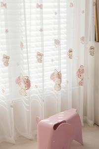 <span class=keywords><strong>Tende</strong></span> per bambini di lusso in stile moderno con ricami 3D con disegno ricamato a cartoni animati <span class=keywords><strong>tende</strong></span> in ciniglia con puro per le camere da letto dei bambini - Product Image 6