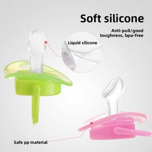 ผลิตภัณฑ์สำหรับแม่และเด็ก - จุกนมหลอกเด็ก, หัวจุกนมซิลิโคนแบบปลอบประโลม สามารถปรับแต่งได้ - Product Image 5