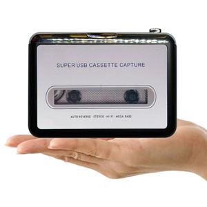 Lecteur de Cassette USB Ancienne Cassette Enregistreur Audio Capture Auto Reverse Walkman Tape to <span class=keywords><strong>MP3</strong></span> <span class=keywords><strong>Format</strong></span> Converter with Earphone - Product Image 1