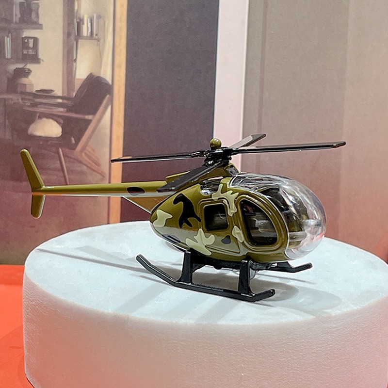 Simulation fighter model hanging-camouflage green