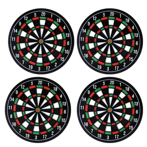 4 pièces/ensemble napperons de Table ustensiles de cuisine tasse résistant à la chaleur <span class=keywords><strong>Mini</strong></span> jeu de fléchettes dur porte-gobelet à thé caboteur - Product Image 2