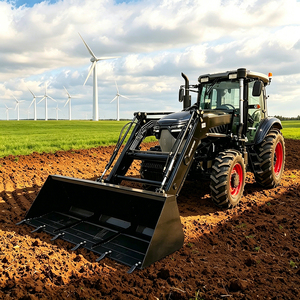 Tracteur agricole 4x4 neuf avec boîte de vitesses et pompe pour petites exploitations et jardins - Product Image 1