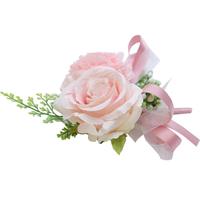 NINI Set Korsase Bunga Mawar Buatan Tangan Set Korsase Buatan Tangan Bunga Tangan Pengantin Pria Boutonniere Bunga Pernikahan