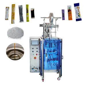 Automatic multi-function liquid and powder packing machine to pack sauces in small bag for sauce