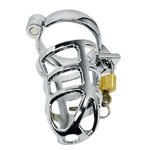 Candado de Castidad Masculino de Aleación de Aluminio, Dispositivo SM <span class=keywords><strong>para</strong></span> Adultos, Jaula de Castidad Masculina BDSM, Anillo <span class=keywords><strong>para</strong></span> Pene, Accesorio de Juguetes Sexuales <span class=keywords><strong>para</strong></span> Hombres - Product Image 3