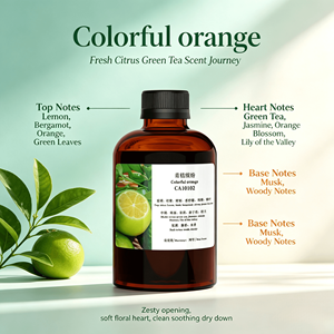 CREAROMA Aceite Aromático Color Naranja para Difusor, Aceite para Difusor <span class=keywords><strong>de</strong></span> Aroma sin Agua - Product Image 2