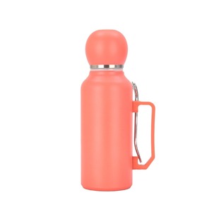 Stainless Steel Insulated Cup With Handle And Spoon 304 Outdoor Portable Sports Mate Cup For Camping Travel Office Use - Product Image 3