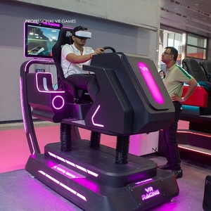 Hot bán VR xe đua Rides Máy chơi game tăng tốc F1 xe đua trò chơi 360 chuyển động nền tảng công viên giải trí VR mô phỏng - Product Image 2