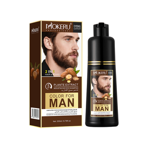 Mokeru 2-in-1 <span class=keywords><strong>Colorante</strong></span> e Balsamo <span class=keywords><strong>per</strong></span> Barba con Olio di Argan - Tinta Nera Naturale <span class=keywords><strong>per</strong></span> <span class=keywords><strong>Uomo</strong></span>, Ammorbidisce e Colora in un Solo Passaggio - Product Image 6