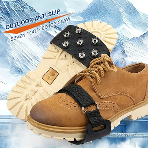Crampons antidérapants à 7 dents pour la marche sur glace, crampons de montagne, pointes de traction pour la marche et la randonnée sur glace et neige - Product Image 4