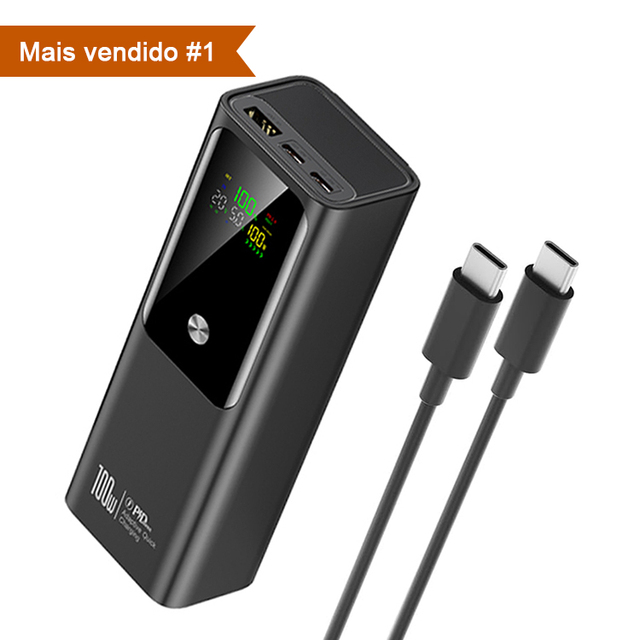 Portable Charger 100W Laptop Power Bank 20000Mah Fast Charging Power Station External Battery Powerbank Batterie Externe