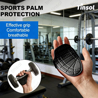 Gants d'entraînement en silicone pour la musculation, coussinets de préhension respirants et antidérapants pour haltères, tractions et entraînement de force