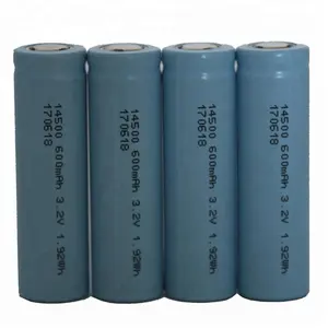 YIGAOS wiederauf ladbare Li-Ionen-Batterie 14500 Batterie 3,7 V Lithium-Ionen-Batterie 750mAh 800mAh 900mAh 3,7 V Zelle