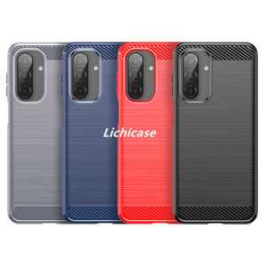 Lichicase, funda de teléfono de TPU suave con textura cepillada de alta calidad para Samsung A07 M17 F07 A17 F17, funda trasera móvil - Product Image 4