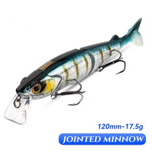 Leurres réalistes de 120mm pour la pêche en lac appâts vierges flottants avec Wobblers Minnow Sander pour ruisseau de rivière - Product Image 4
