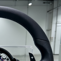 Volant en cuir noir pour BMW F10 F30 F20 F15 F18 F25 F31 F32 F02 F07 F11 F23 F35 F36 F06 F48 F49 F39 F26 F16