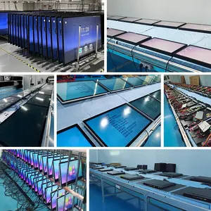 Nhà máy trực tiếp cung cấp quảng cáo CHƠI thiết bị độ nét cao Wall Mount màn hình cảm ứng kỹ thuật số Bảng menu cho nhà hàng - Product Image 3