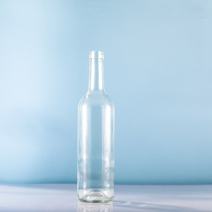 Récipient de <span class=keywords><strong>cidre</strong></span> de Martini de rhum rond classique 375/500/750/1000/1500ml bouteille d'alcool en verre de vin rouge clair avec <span class=keywords><strong>bouchon</strong></span> en liège - Product Image 3