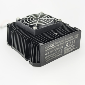 Convertisseur monophasé haute puissance 12V/24V/50V, amplificateur de moteur, industriel, domestique, automobile, climatisation, camion, 50A HJ24V1200W-G-T - Product Image 5