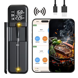 Termómetro Inalámbrico para Carne con Sonda de 4.2 mm, el Más Delgado del Mercado, Termómetro para Asar a la Parrilla con Señal Larga y Seguridad de Datos - Product Image 1