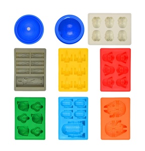 Khay Làm Đá Hình Ngôi Sao Chống Dính Bằng Silicon Bộ Khuôn Kẹo Sô Cô La Stormtrooper Darth Vader X-Wing Fighter Millennium - Product Image 3